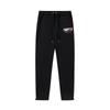 Foreign trade new rainbow color matching letter embroidery velvet loose hooded sweater casual trousers set men and women the same style