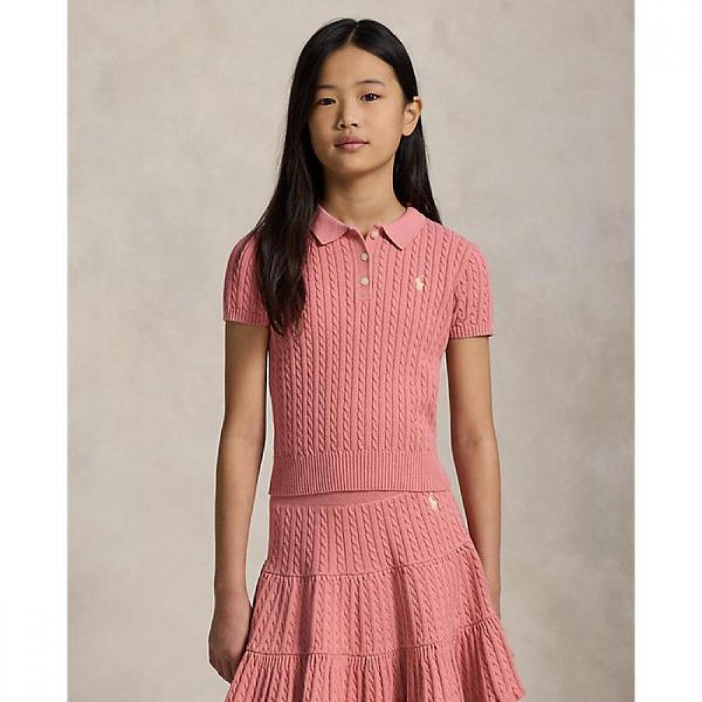 Polo Ralph Lauren Girls Mini Cable Cotton Sweater 7 16 Years Cwposweg6820631650 S