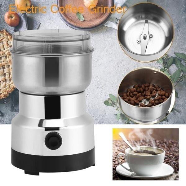 Электрические нержавеющей стали Кофе Бин Grinder Главная Кухня Milling Machine 220V ЕС / AU/ Великобритания / США купить недорого — выгодные цены, бесплатная доставка, реальные отзывы с фото — Joom