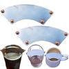 1/2Pcs Portable Beard Protector Metal Mustache Drinking Protector Protect Mustache from Beer