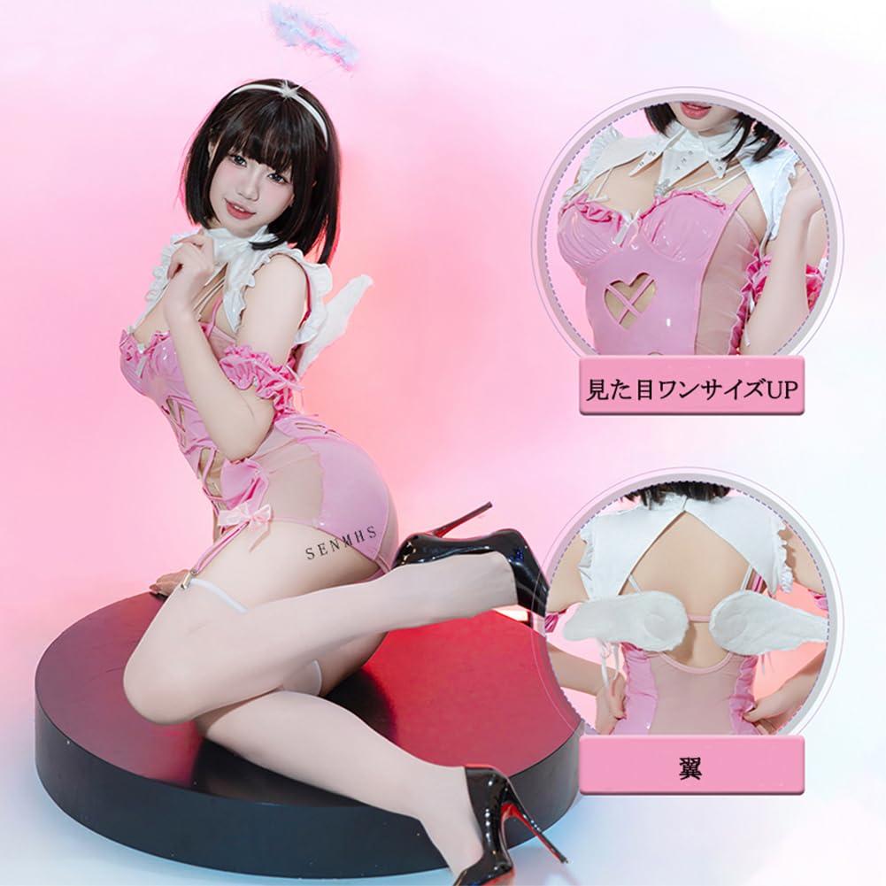 Little Devil Sexy Devil PU Extreme Pink [SENMHS] Cosplay, Witch, Vampire, Witch, Demon, Leather, Moe, Maid, Erotic, Underwear, Exposure, See-through,