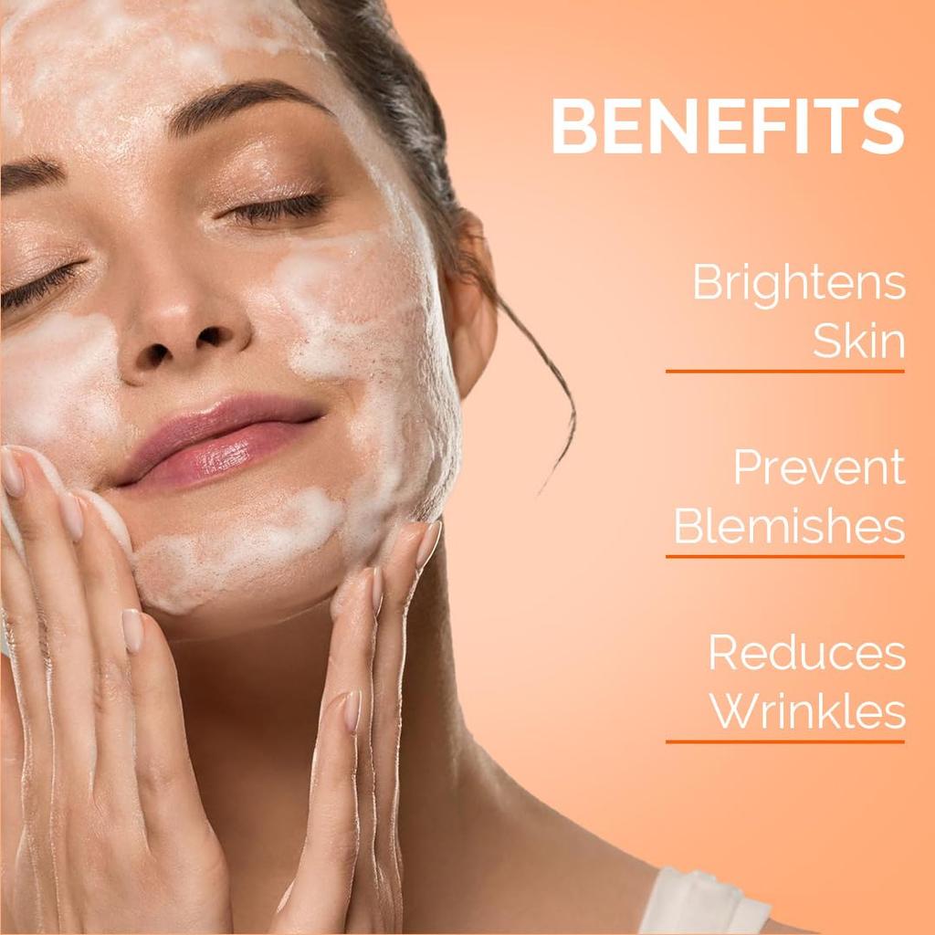 Jovees Herbal Papaya Face Wash 300ml Gentle Cleanser For Glowing Skin, Dark Spot Removal, Tan Control And Daily Hydration Suitable For All Skin Types