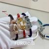 Fei Family Year of the Horse Diamond Horseshoe Buckle 8-Shaped Bracelet - Unisex, Versatile DIY Hand Rope for Couples