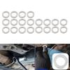Pack of 20 Oil Drain Plug Seal Washers Automotive Accessory Aluminum 14MM Seal Gaskets 94109-14000 94109-12000