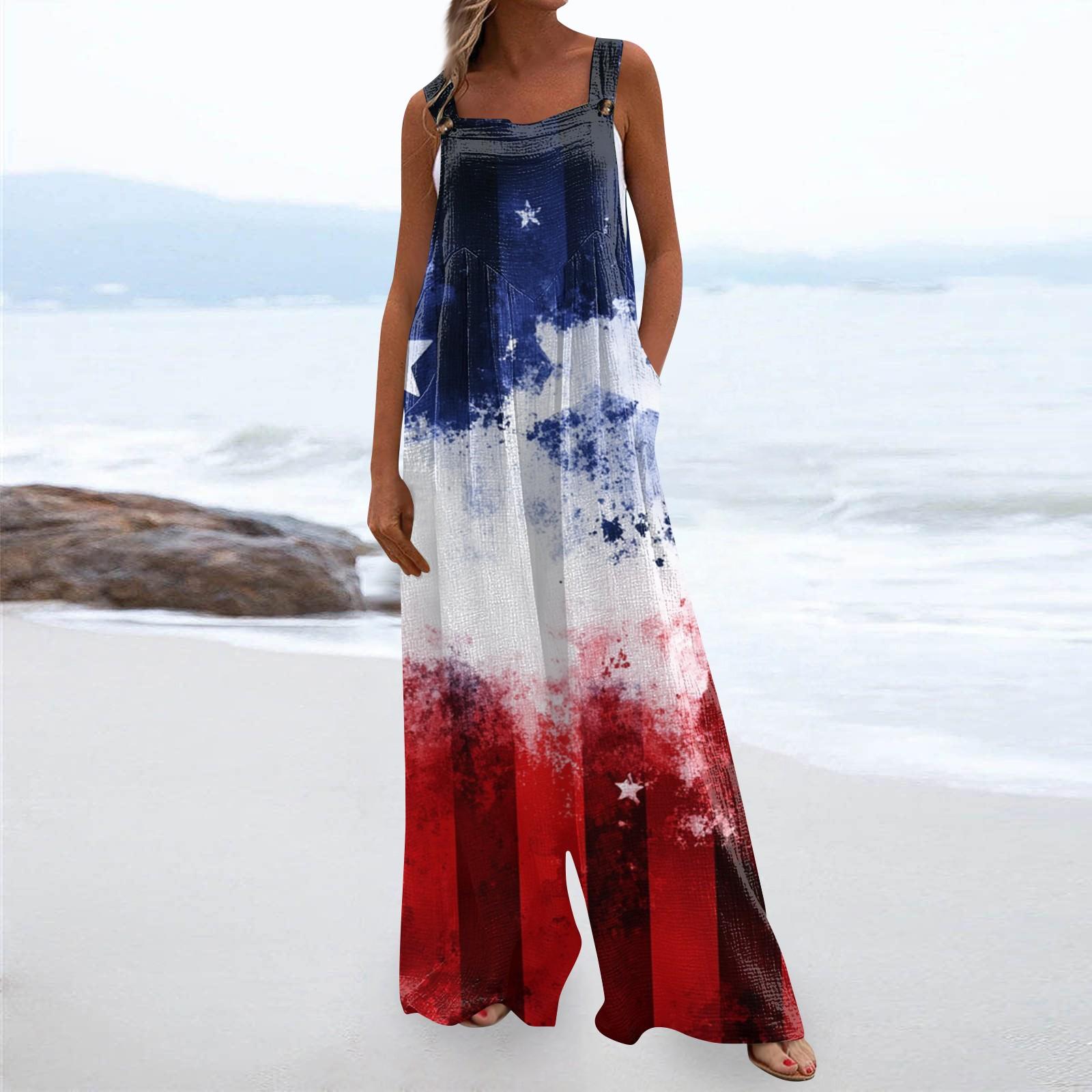 

Женский модный комбинезон с принтом, повседневный свободный винтажный комбинезон с карманами XXL бежевый