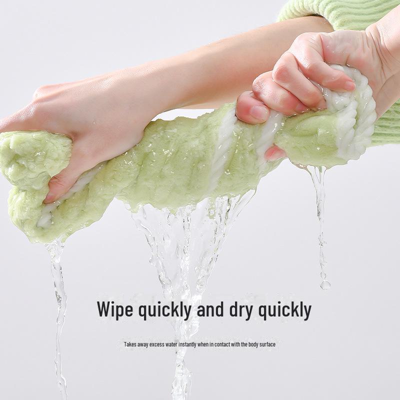 Jieliya Premium Coral Fleece Cat-Feel Towel - Absorbent, Thick & Soft for Face Washing & Bathing, 70x35cm