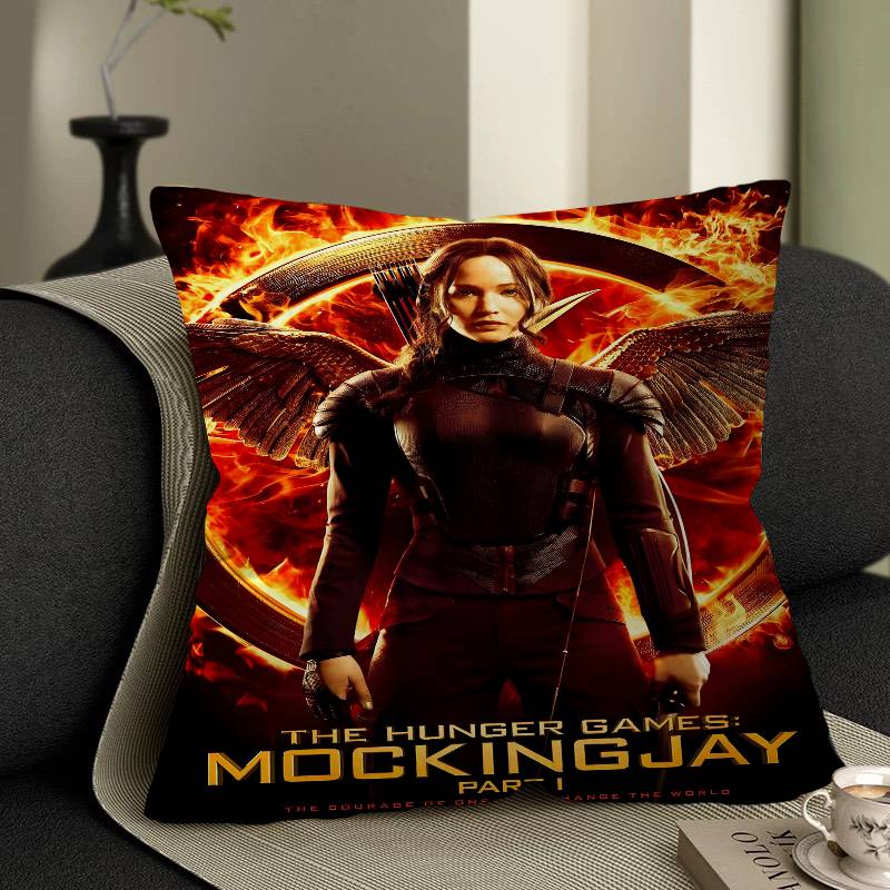 

Classic Movie The Hunger Games Pillow Cushion Cover Pillowcase Living Room Sofa Home Decor Customized 30x30 cm