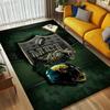 Panther Helmet Living Room Nonslip Area Rug Soft Carpet For Bedroom Game Playroom Sofa Office Home Decor Doormat Christmas Gift C10233