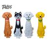 Handcrafted Pet Theme Table Centerpiece Creative Long Neck Dog Vase for Dry Flowers, Cute Cartoon Animal Flower Holder Shaped Flowers Home Office