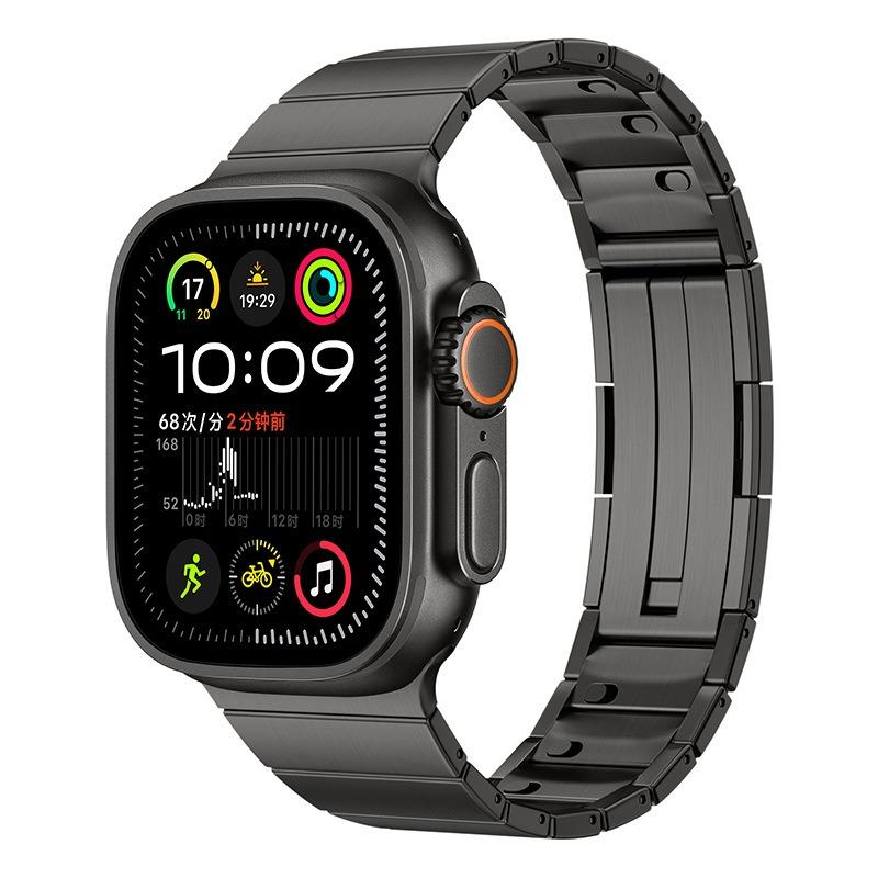 Metal Strap For Apple Watch Ultra 3-2-1 49mm 11 10 46mm 42mm Quick-release Bracelet Belt iWatch 9 8 7 6 5 SE 45mm 44mm 41mm Band
