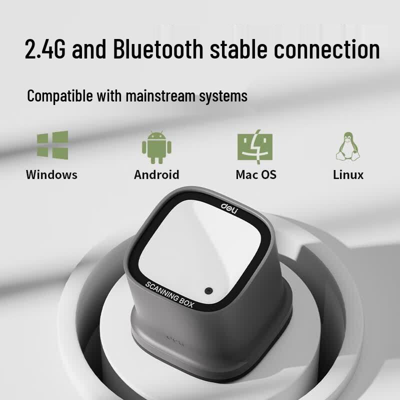 Deli Wireless Bluetooth Barcode Scanner