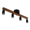 EMOOR Ceiling Light, 4-Light, Color-Adjustable, Dimmable, Fits 8 Tatami Mats, Built-in LED Bulbs