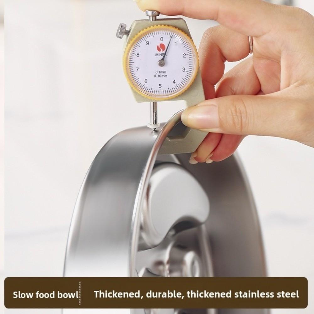 Non-Slip Dog Feeding Bowl 304 Stainless Steel Pet Lick Plate New Pet Food Bowl Pet Supplies