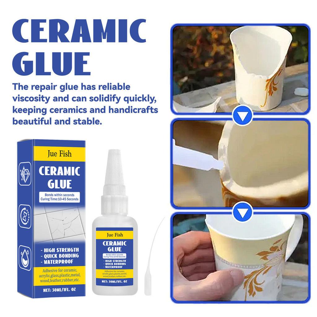 Jue Fish Multifunctionele Keramische Reparatie Lijm Sneldrogend 30ml Voor Thuisgebruik