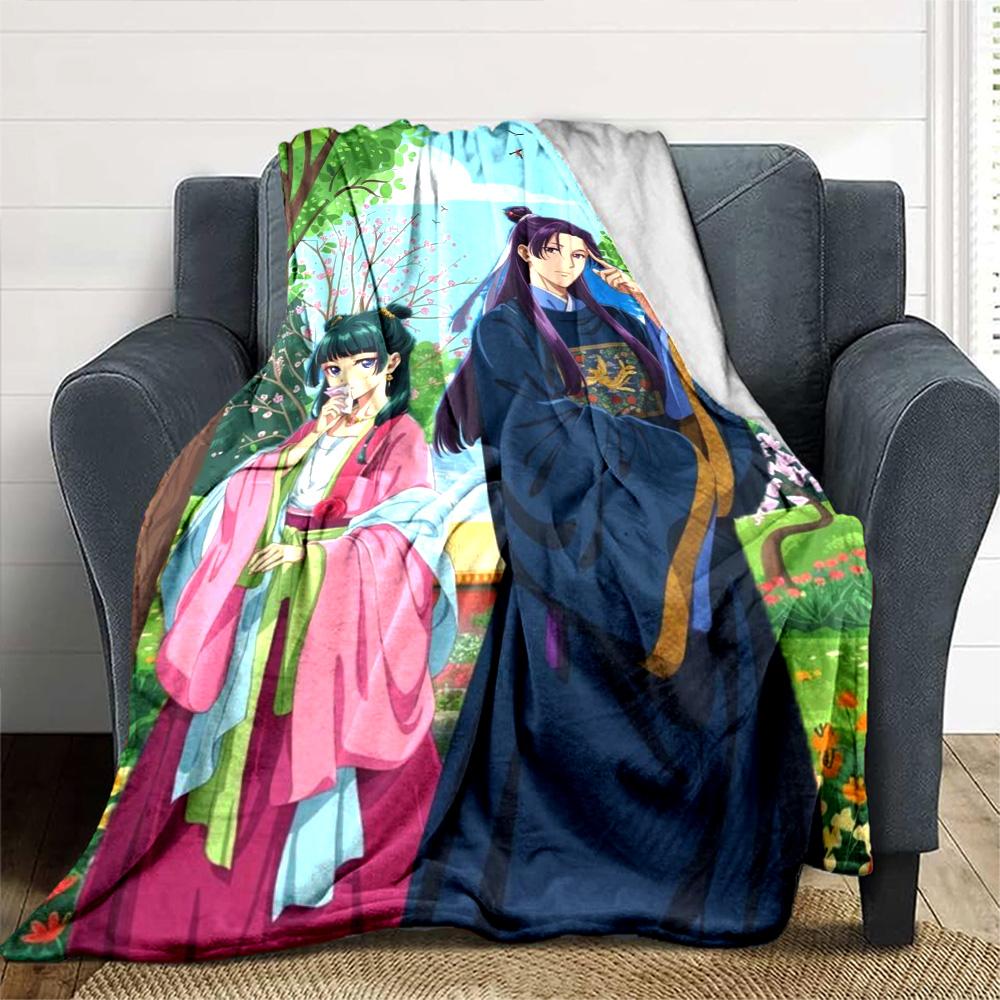 Coperta di Flanella con Stampa The Apothecary Diaries Alta Qualità Calda Confortevole Coperta per Tutte le Stagioni Perfetta per Regali Decorazione per la Casa