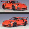 1/18 Scale Welly Porsche 911 GT3 RS Alloy Car Model Diecasts Metal Toy Vehicles Car Model High Simulation Collection Childrens Gifts