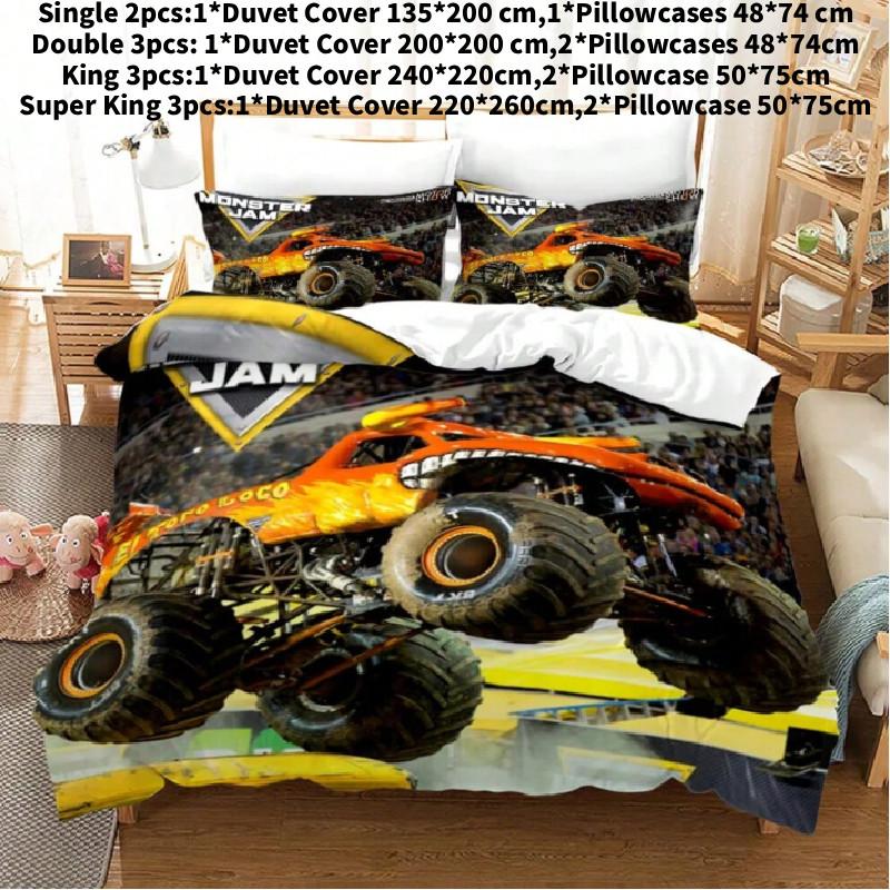 Monster Single Jam Bedding Set Single Adult Kid Bedroom Duvetcover 3d Print