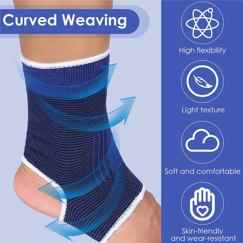 1 Pair Super Soft Ankle Support Protection Gym Running Protection Foot Bandage Elastic Ankle Brace Guard Sport Fitness Support