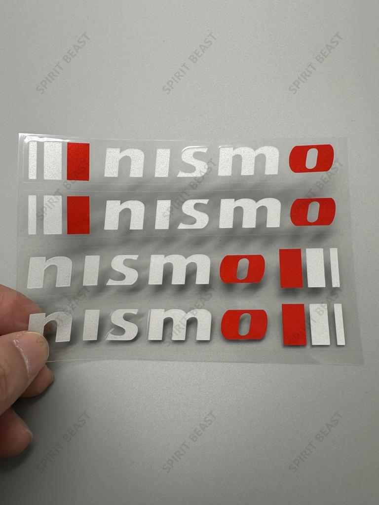 Nismo nismo wiper sticker set of 4, 2 left and