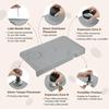 VOCOSTE Tamper Mat, Espresso Tamping Mat, Silicone, Heat-Resistant, L-Shaped Edge, Non-Slip, Anti-Slip, Washable, Coffee Tamper Tool, Coffeeware