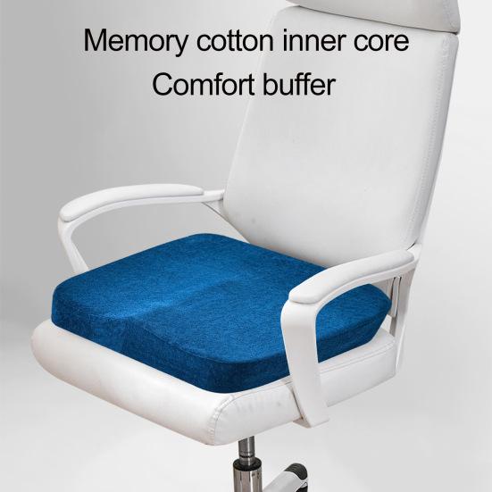 Sittende kontorpute Sklisikker Myk Tykket Memory Foam Sovesal Student Lange sittetimer Isjias Halebein Smerter Rygglindrende Stoler Sete