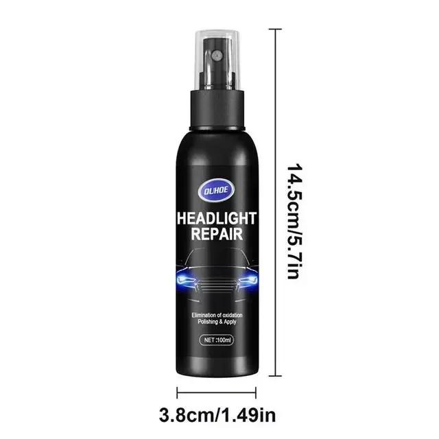 Spray Headlight Scratch Agent Polishing Car Lampshade Headlight Cleaner Headlight Kit Liquid Cleaning10/200ml Polish Renewals