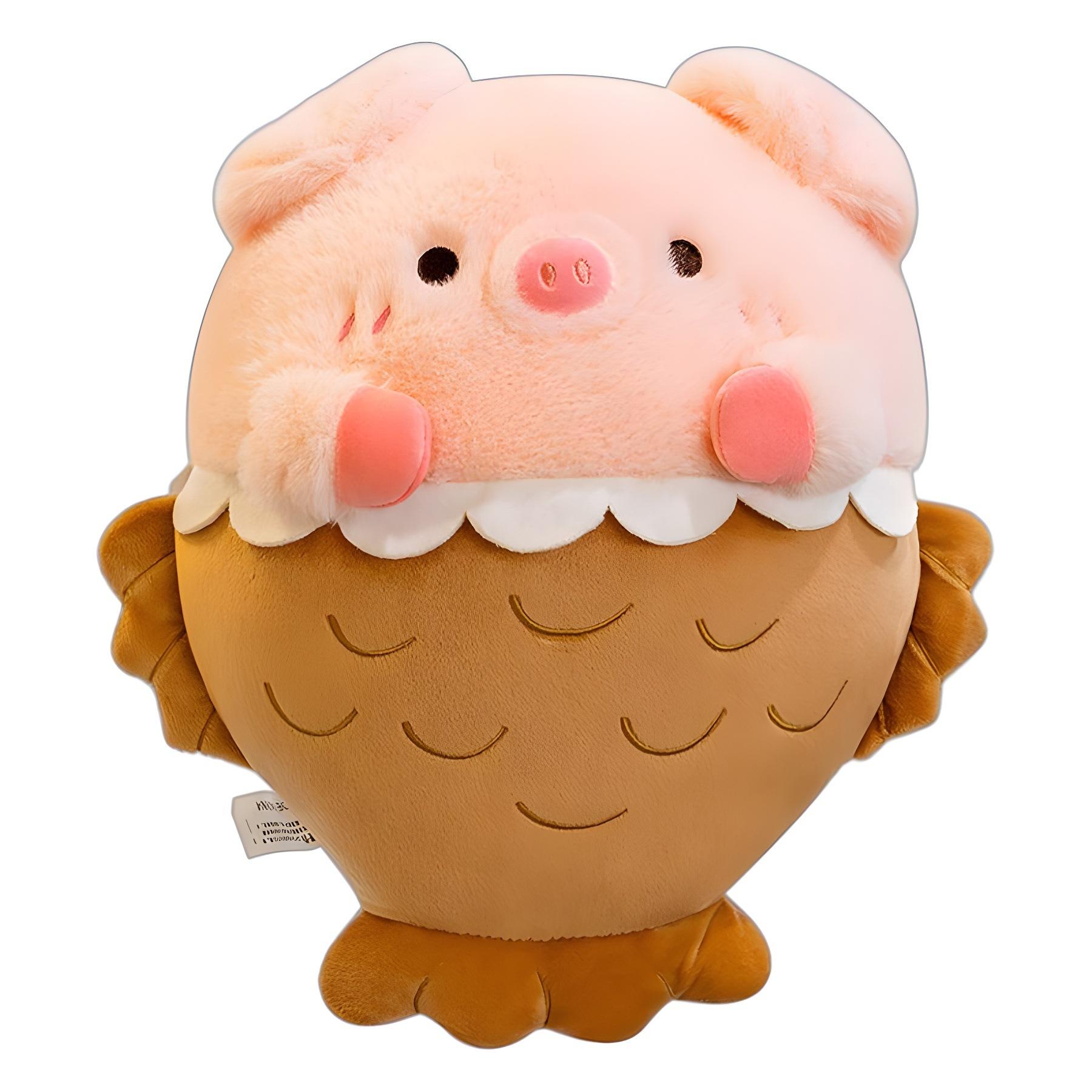 

Plush Pig Snapper Toy Doll Pillow Gift Cute Design Comfortable Cartoon Soft 35cm/13.78in