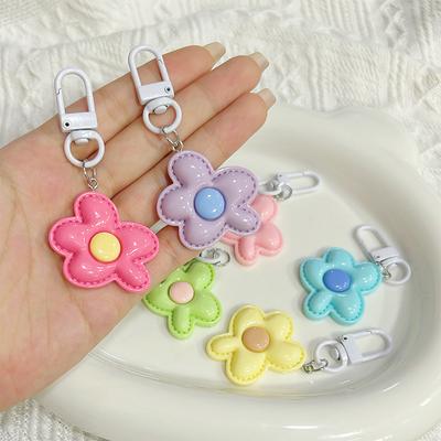 Słodki Kolor Kwiat Wisiorek Breloczki Torba Etui na Słuchawki Wisiorek Akcesoria DIY Brelok Samochodowy Cukierkowe Kolor Breloczki Dekoracja Biżuteria