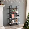 VidaXL 4-Tier Bookcase White 80x30x140 Cm Chipboard