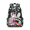 Kids Waterproof Nylon Backpack With Shark Print For Elementary School Use And Daily Carry