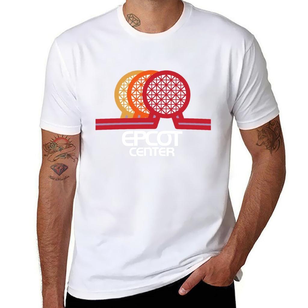 EPCOT Center Spaceship Earth 1982 CLEAR T-Shirt Baumwoll-T-Shirt 100% Herren-T-Shirt Luxus-T-Shirt