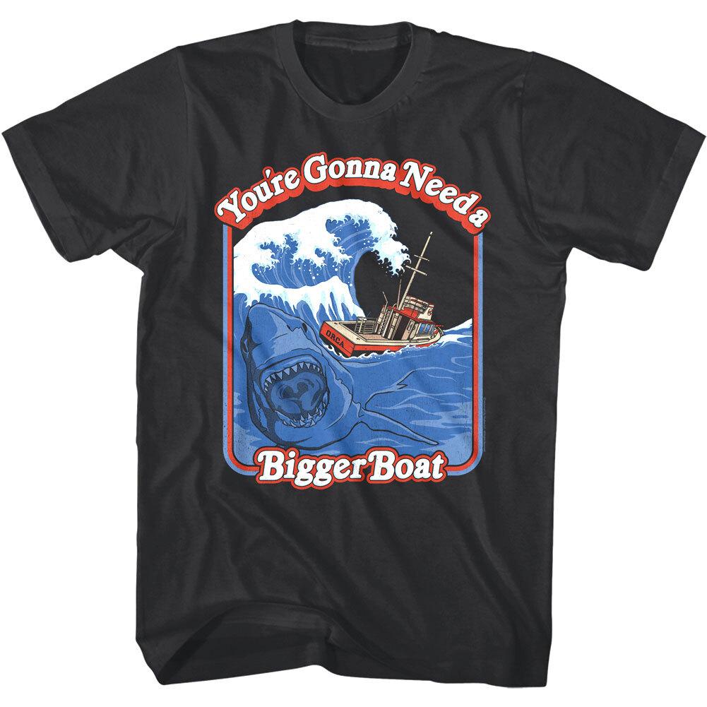 Jaws Storybook Bigger Boat Men T Shirt XXL