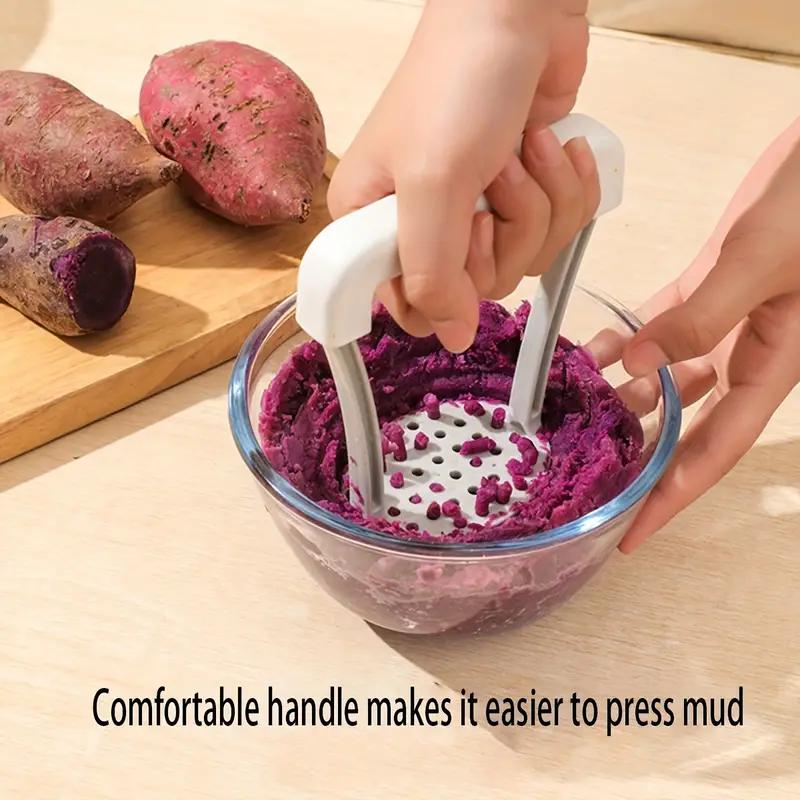 1 PZ Spremi patate manuale Schiaccia aglio Creativo Spremi patate Zucca Patata dolce Gadget da cucina