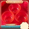 Shengbile Disposable Red Festive Bowl
