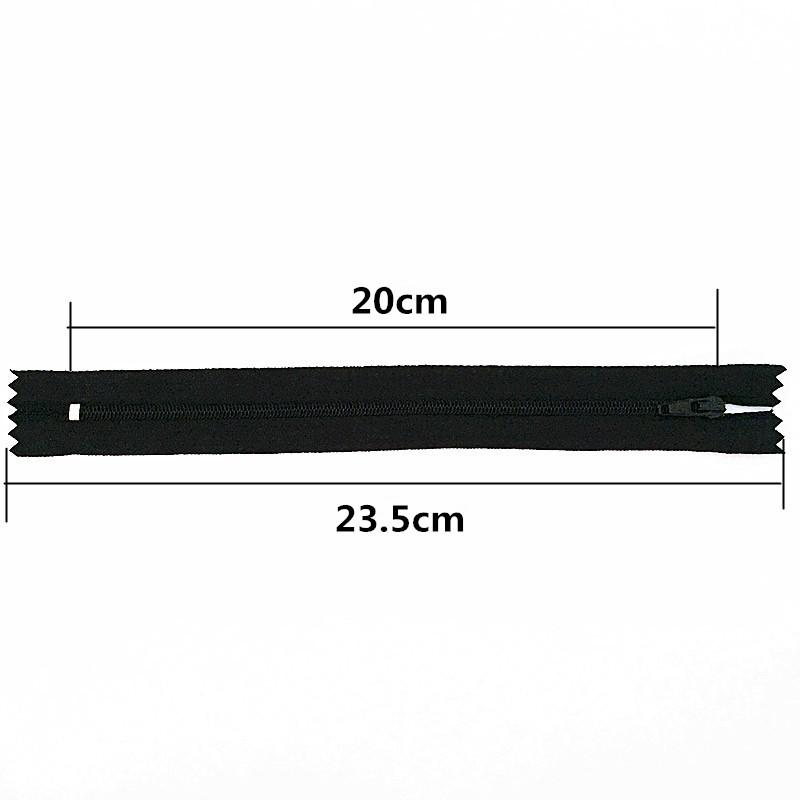 10pcs Nylon Coil Zipper 4"-24" (10 cm-60 cm) for Tailor Crafts, Sewing Clothes Zipper (20 Colors) Sewing Accessories