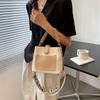 Mini Fashion Umhängetasche, Trendige Schulter-Bucket-Bag, Damen Freizeit Handtasche & Geldbörse