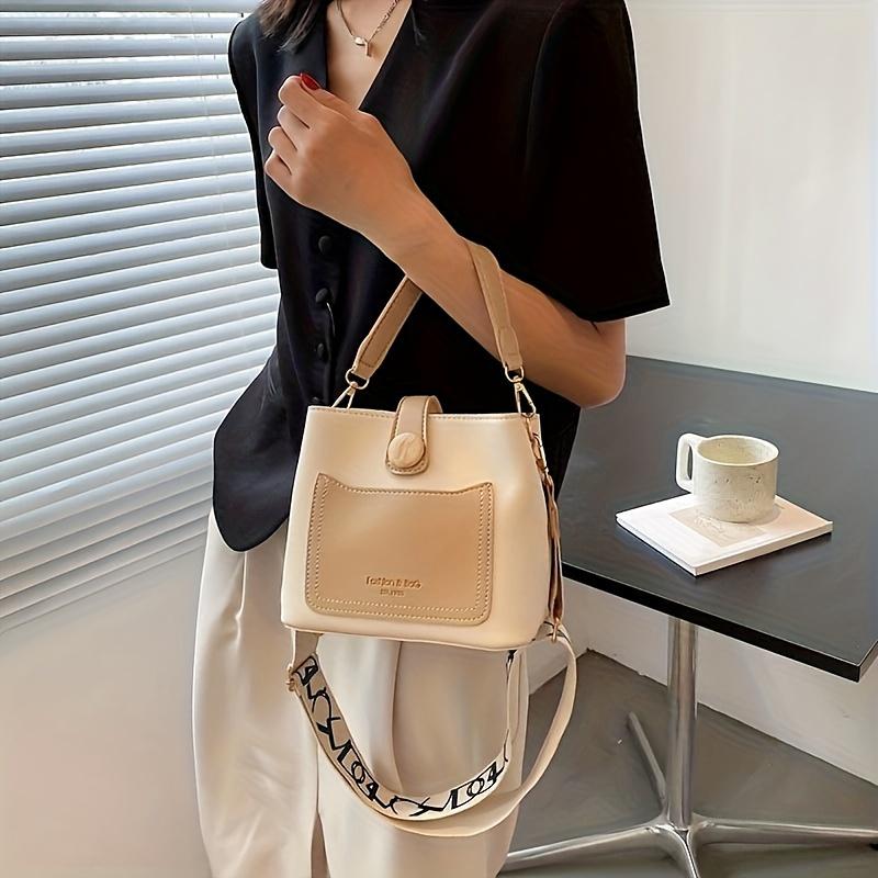 Mini Fashion Umhängetasche, Trendige Schulter-Bucket-Bag, Damen Freizeit Handtasche & Geldbörse
