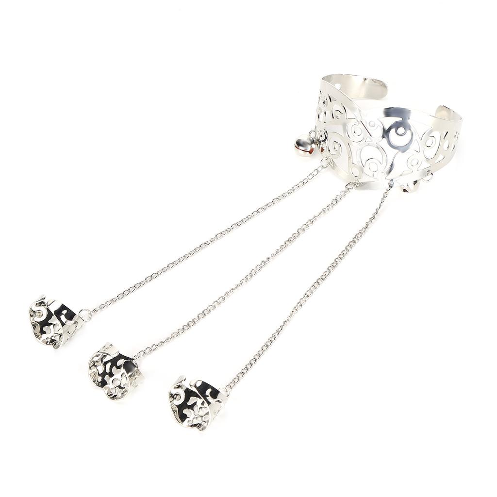 Ring Bracelet Vintage Classical Alloy Finger Bangle Chains Retro Jewelry for Women Girls