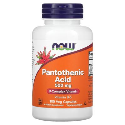 Pantothensäure, 500 mg, 100 vegetarische Kapseln
