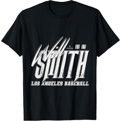 Will Smith Los Angeles Baseball Rock MLBPA T-Shirt