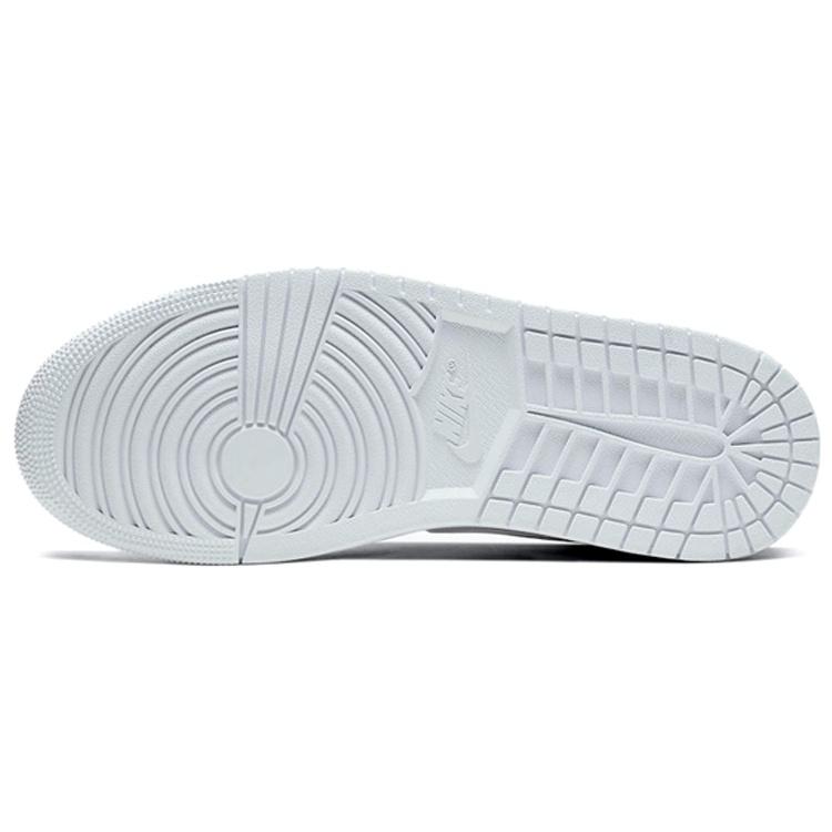 Air Jordan 1 Mid 'Triple White 2020' Men's 554724-130