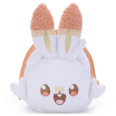 TAKARATOMY A.R.T.S Pokémon PokéPiece Plush Drawstring Bag, Scorbunny Plush, Approximately 22cm Tall