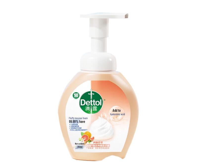 

Dettol Disinfecting Grapefruit Foam Hand Wash