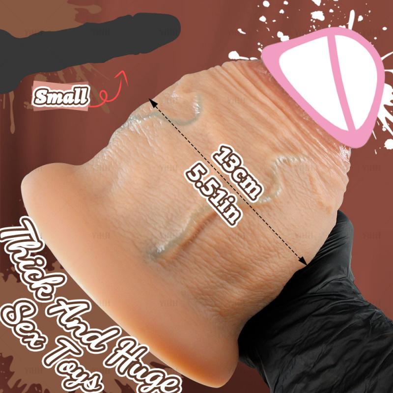 Thick Anal Plug Thick Penis Butt Plug Dildos Silicone Big Suction Cup Vagina Anal Dilator Masturbators Sex Toys For Women Men