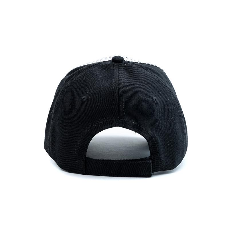 New Fashion Women Diamond Inlay Cap Spring Summer Hip Hop Kpop Dance Baseball Caps Simple Plain Party Street Hat