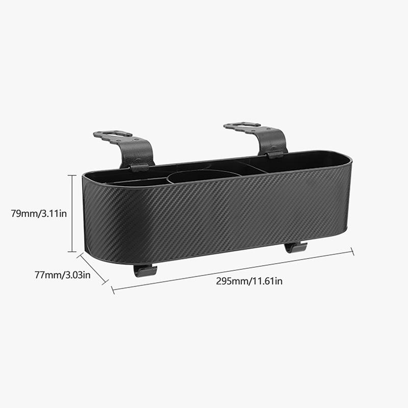 Car Rear Seat Back Organizer ABS Car Headrest Storage Box Cup Holder Tissue Box Auto Rear Seat Table Tray For Car Interior