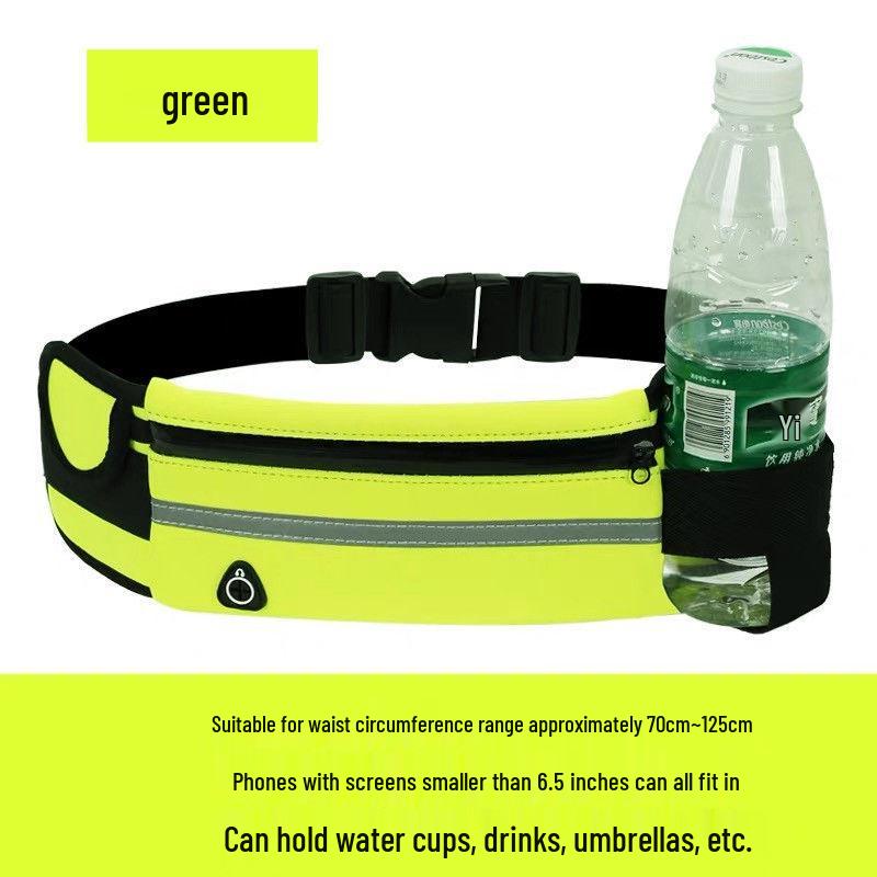 Multifunktionale Diebstahlsichere Lauf-Hüfttasche mit Wasserflaschenhalter für Männer & Frauen