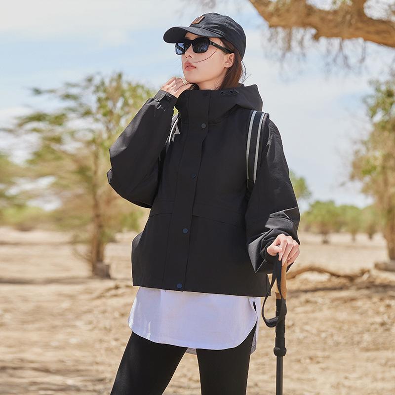 Windproof hooded jacket women's winter new small loose cotton-padded coat high-end casual top jacket
