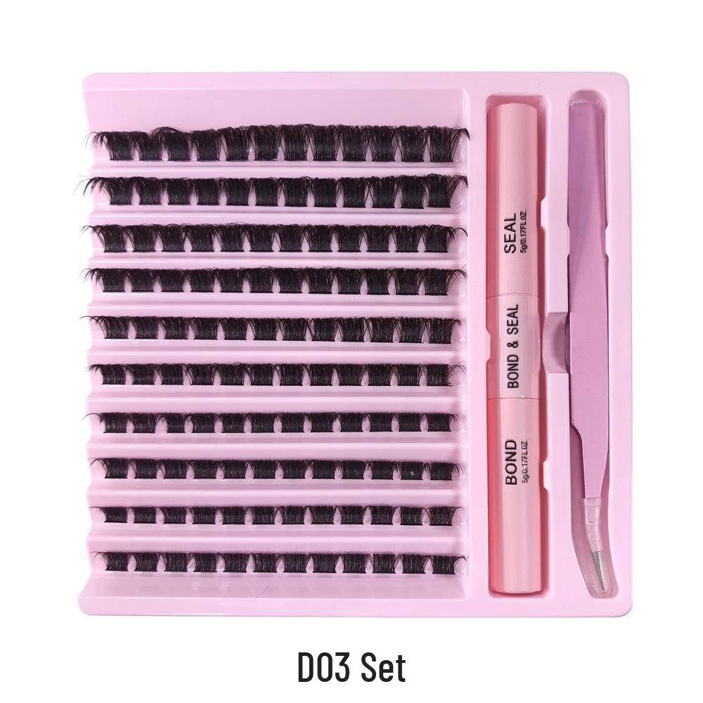 New Hot-Selling Segment Cluster False Eyelashes for Self-Grafting - Large Capacity for European and American Markets.