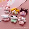 10 Pcs Kawai Bright Surface Cartoon Animal House Series Resin Flat Back Scrapbook Figurine Diy Bow Decor Accessories Crafts A17